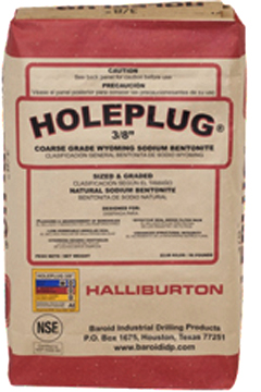 BAROID HOLE PLUG 3/8INCH (48 Pallet) - HOLEPLUG Graded Sodium Bentonite